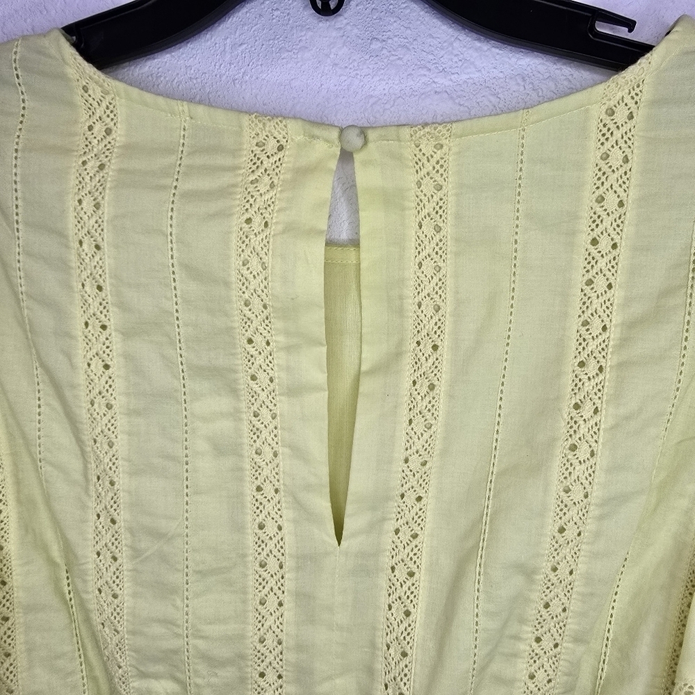 Chelsea & Violet Bekah 100% Cotton Lace Short Sleeve Resort Summer Dress Size XL - Picture 13 of 15